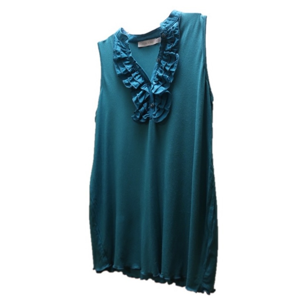 NWOT Jules & Jim vintage maternity teal top